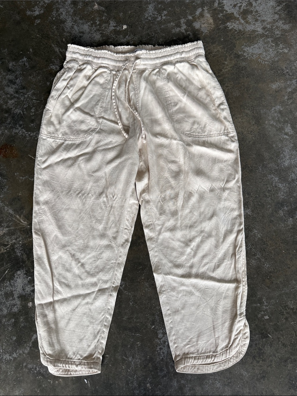 Sonoma Cream women’s Elastic Waist Pants